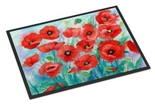 Caroline 's Treasures ibd0258jmat Poppiesޤϲޥåȡ24? x 36ޥ顼