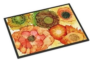 Caroline's Treasures 8970JMAT Abstract Flowers Blossoms Indoor or Outdoor Mat 24