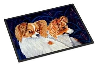 Caroline's Treasures 7241MAT Papillon Indoor Outdoor Mat 18x27 Doormat 18H X 27W