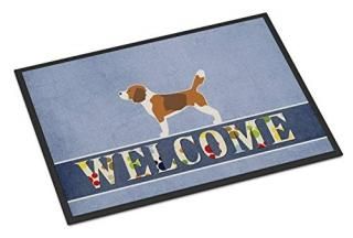 Caroline's Treasures BB5514MAT Beagle Welcome ɥޥå 18 x 27 ޥ顼