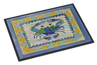 Caroline's Treasures 8072-JMAT Crab Indoor or Outdoor Mat 24x36 8072 Doormat 24H