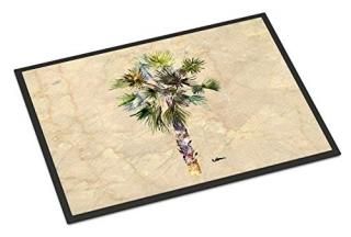 Caroline's Treasures 8481JMAT Palm Tree Indoor or Outdoor Mat 24x36 24H X 36W Mu