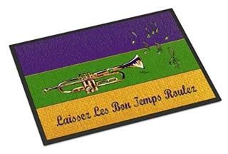 Mardi Gras Indoor or Outdoor Mat 24x36 Doormat