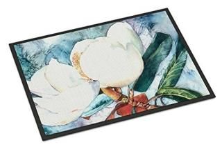 Caroline's Treasures 8001JMAT Flower - Magnolia Indoor or Outdoor Mat 24x36 Door