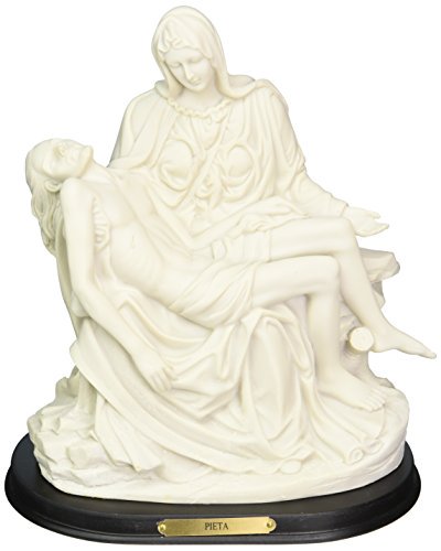 高さ30ｃｍ ピエタ像 イエスと聖母マリア彫像/ White 12 Inch Pieta