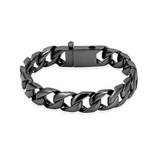 shajwo Cremation Urn Bracelet for Human Ashes for MenCuban Link Bracelet Cremati