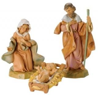 Fontanini by Roman Classic Holy Family Nativity Set 3-Piece 13cm Each