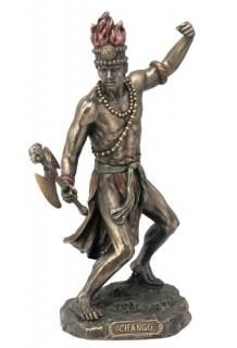 African God of Lightning and War Chango Shango Statue Voodoo Santeria