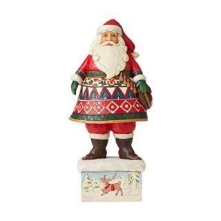 ENESCO Lapland Santa on Base 6006631