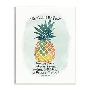 Stupell Home D?cor The Fruit of the Spirit ޥ顼ѥʥåץ륦ץ졼ȥ 10 x 0.5 x 15