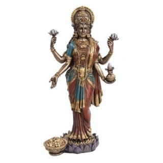 10 Inch Lakshmi Mythological Indian Hindu Goddess Statue Figurine