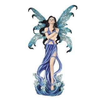 12 Inch Water Goddess Elemental Fairy Mystical Statue Figurine