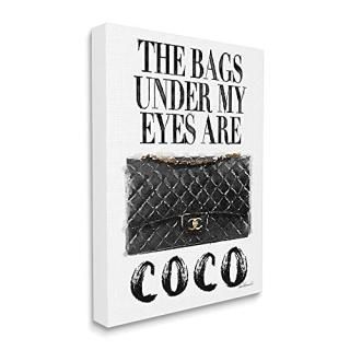 Stupell Industries Glam Bags Under My Eyes ֥åХå ȥåХ륢 16 x 20 agp