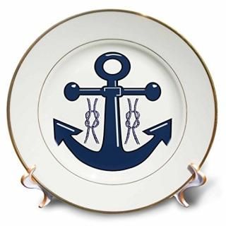 FloreneII??ͥӡ֥롼󥫡N Nautical Knots??ץ졼 8 inch Porcelain Plate  cp_47