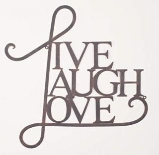 Live Laugh Love Wall Art by Tripar