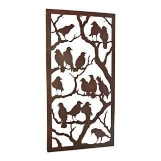 Design Toscano Night of the Ravens Metal Wall Sculpture