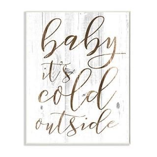 Stupell Industries Baby Its Cold Outside ɾ 13 x 19 ƥDaphne Polselliˤ