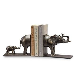SPI Home- San Pacific Intl 34128 Elephant And Baby Bookends Pair
