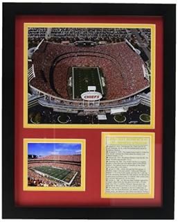 Legends Never Die Kansas City Chiefs Arrowhead Stadium Aerial Framed Photo Colla