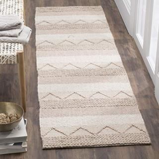Safavieh Natura Collection NAT103A Handmade Moroccan Boho Tribal Wool & Viscose 