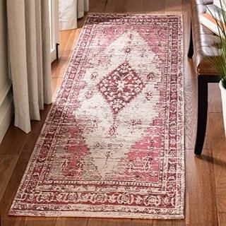 Safavieh Classic Vintage Collection CLV113R Oriental Medallion Distressed Runner