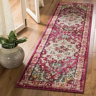 Safavieh Monaco Collection MNC250J Boho Chic Medallion Distressed Non-Shedding S