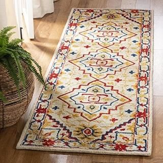 Safavieh Aspen Collection APN705A Handmade Boho Medallion Wool Runner 2'3 x 7'  