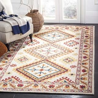 Safavieh Aspen Collection APN706A Handmade Moroccan Boho Tribal Wool Accent Rug 