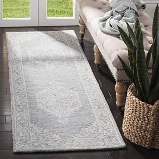 Safavieh Micro-Loop Collection MLP610F Handmade Oriental Medallion Premium Wool 