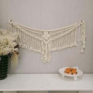 Kiido Large Macrame Wall Hanging Boho Tapestry Curtain Fringe Woven Bohemian Wal