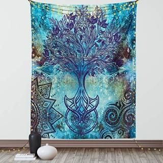 Ambesonne쥯ӥ󥰥롼ߤ꥿ڥȥ꡼ޥ顼 60 W By 80 L tap_22422_60x80