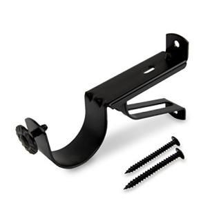 Rod Desyne 1919-12 1.5 Single Bracket Piece Black