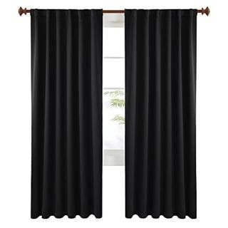 Deconovo ׸ƥ  ̵ Хå åɥݥå 2ѥͥ 52W x 84L Inch ֥å FBA_CT0163-2D