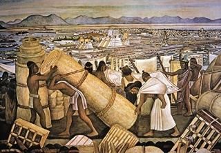 ƥΥȥᥭƥNThe Great City Of Tenochtitlan Diego RiveraS Mural Of Market Day I