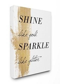 Stupell Home D?cor Shine Like Gold 饭 ȥåХ륢 16 x 1.5 x 20 ƹ