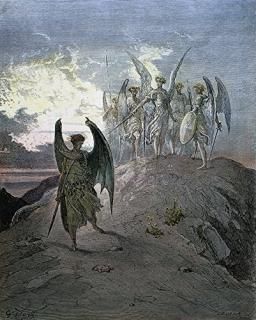 Milton Paradise Lost Nthe Archangel Michael Expelling Satan From Heaven Book I O