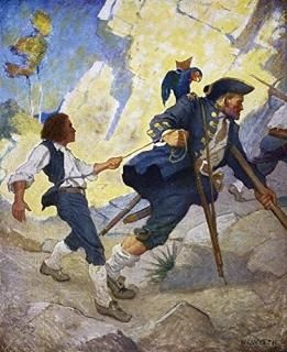 Treasure Island 1911 Nthe Hostage 饹 1911 NC Wyeth For Robert Louis StevensonS