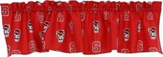 College Covers North Carolina State Wolfpack Printed Curtain Valance 84 by 15 by