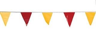 Cortina OSHA Approved Pennant Flags - for Use with Roof Warning Line Perimeters 