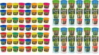 JA-RU Flarp Noise Putty 48 Mini Flarps in 12 Tubes Plus 1 Display Box Item #336-