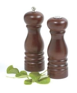Norpro 6 Inch Peppermill and Salt Shaker Set by Norpro