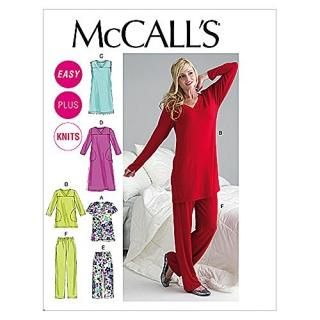 McCalls Misses & Womens Top Tunic Gowns & Pants-B5 8-10-12-14-16
