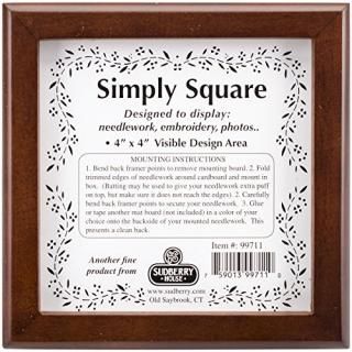 Sudberry House Simply Square Box 5 x 5 x 2.75 Mahogany by Sudberry House