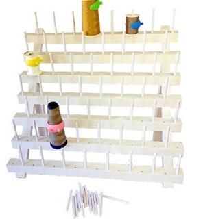 PeavyTailor Thread Stand/Rack and Organizer for Sewing Quilting Embroidery ?Whit
