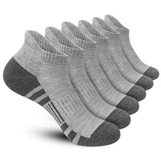 Ankle Running Socks Cushioned Low Cut Tab Athletic Socks for Men and Women Moist