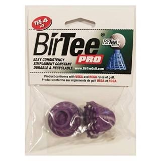 BirTee Pro Golf Tees - Size #4 1 Individual Size Pack - 2 Tees Per Pack. Winter/