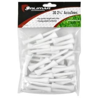 Orlimar STEP 30-Pack White Golf Tees