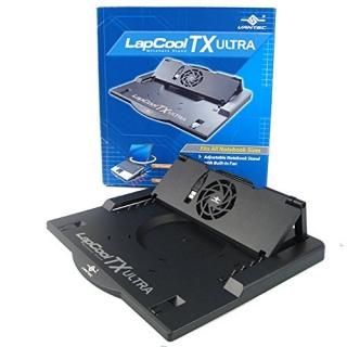Vantec LapCool TX LPC-460TX Adjustable Notebook Stand with Built-in Fan Black by