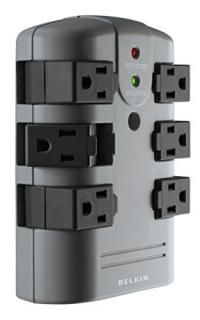 Pivot Plug Surge Protector 6 Outlets 1080 Joules 