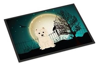 Caroline's Treasures BB2232MAT Halloween Scary Westie Indoor or Outdoor Mat 46cm